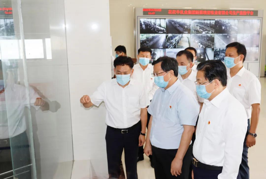 快訊 | 河南省委常委、省紀委書記、省監(jiān)委主任任正曉蒞臨花花牛乳業(yè)集團新蔡瑞亞牧場調研
